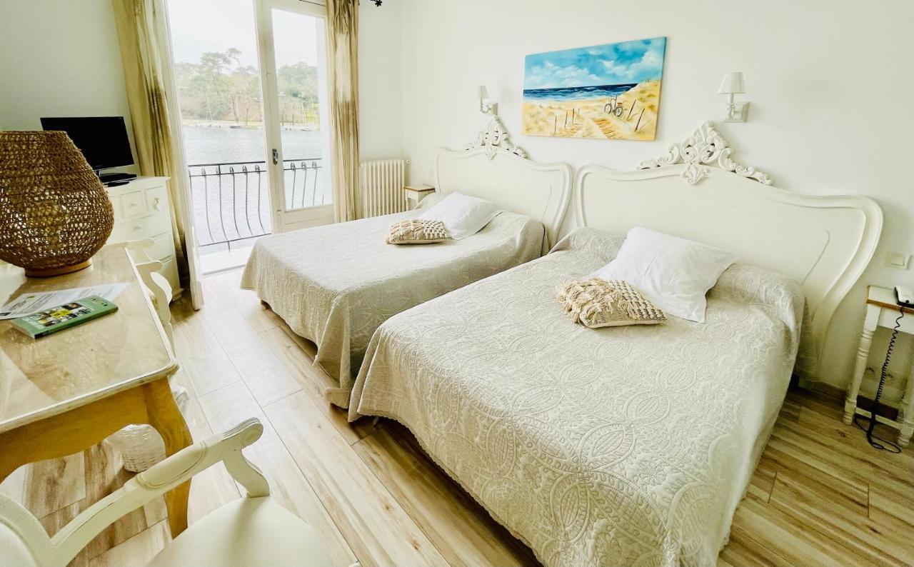 Hotel La Caravelle Logis Biscarrosse Esterno foto