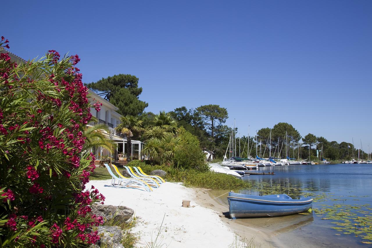 Hotel La Caravelle Logis Biscarrosse Esterno foto